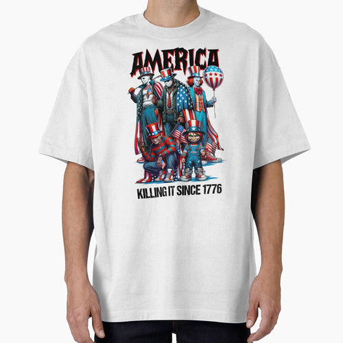 America Killing It Since 1776 Horror 4th of July by Artifyo