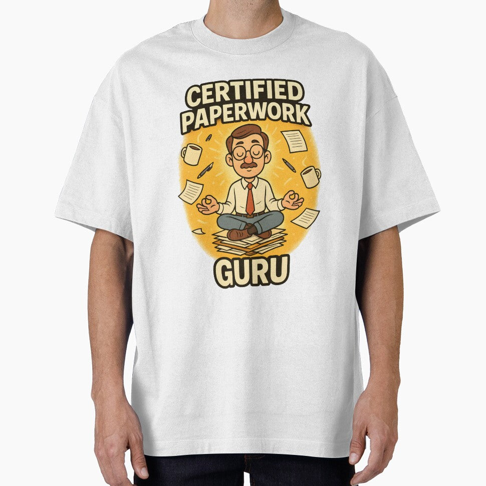 Certified Paperwork Guru - Funny Office Meditation by atihca