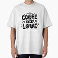 Coffee Is My Love – Cute Coffee Mug Quote Black Typography by Lulunza