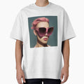 Portrait of Woman with Large Pink Sunglasses by katiebca2