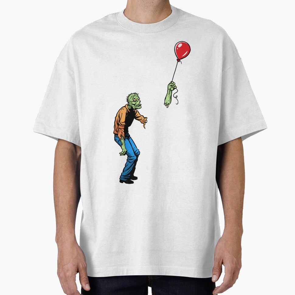 Sad Zombie with Balloon by AngelRobot