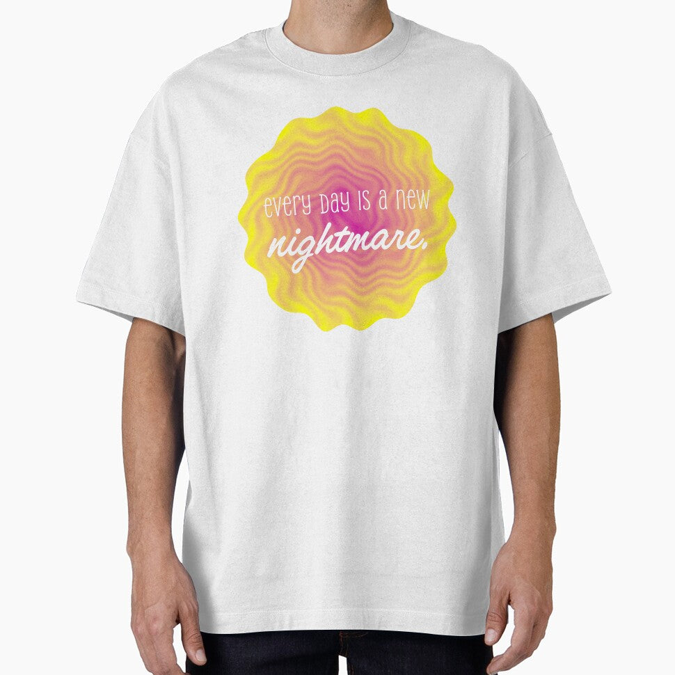 Every Day Is a New Nightmare - Pink and Yellow Swirl by sillyjess