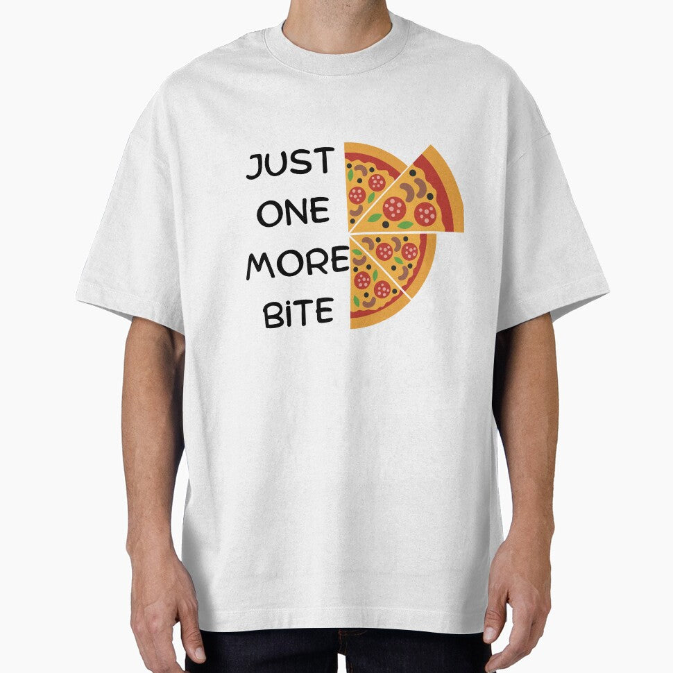 Just One More Bite – Funny Pizza Lover Design by RanoStore