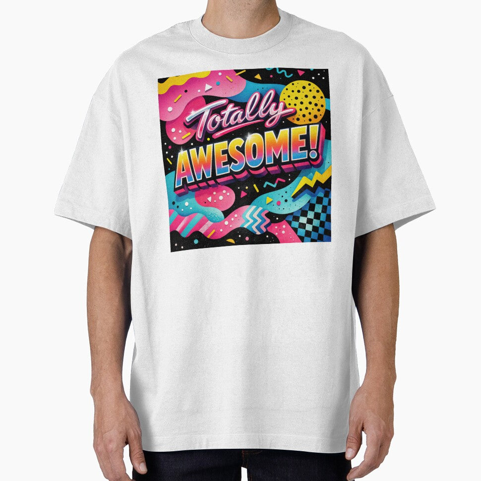 Totally AWESOME! – 80s Retro Pop Design by ForeverPrintsOK