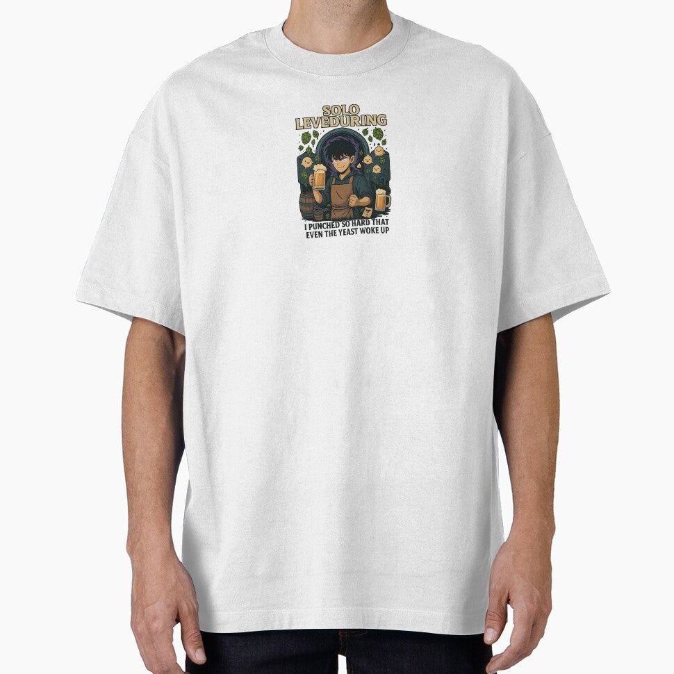 Solo Leveduring – Anime Beer Brewing Shirt | Craft Beer Geek & Yeast Humor Design by Hop in the Veins