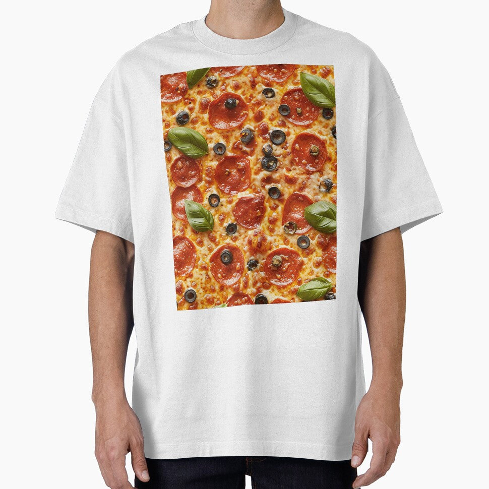 Seamless Pizza Pattern by GroovyRaffRaff