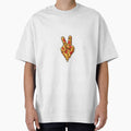 Melting Pizza Peace Sign Hand by Krishkhatri312