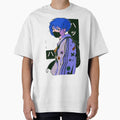Masked Blue Hair Boy by laura-lins-lab