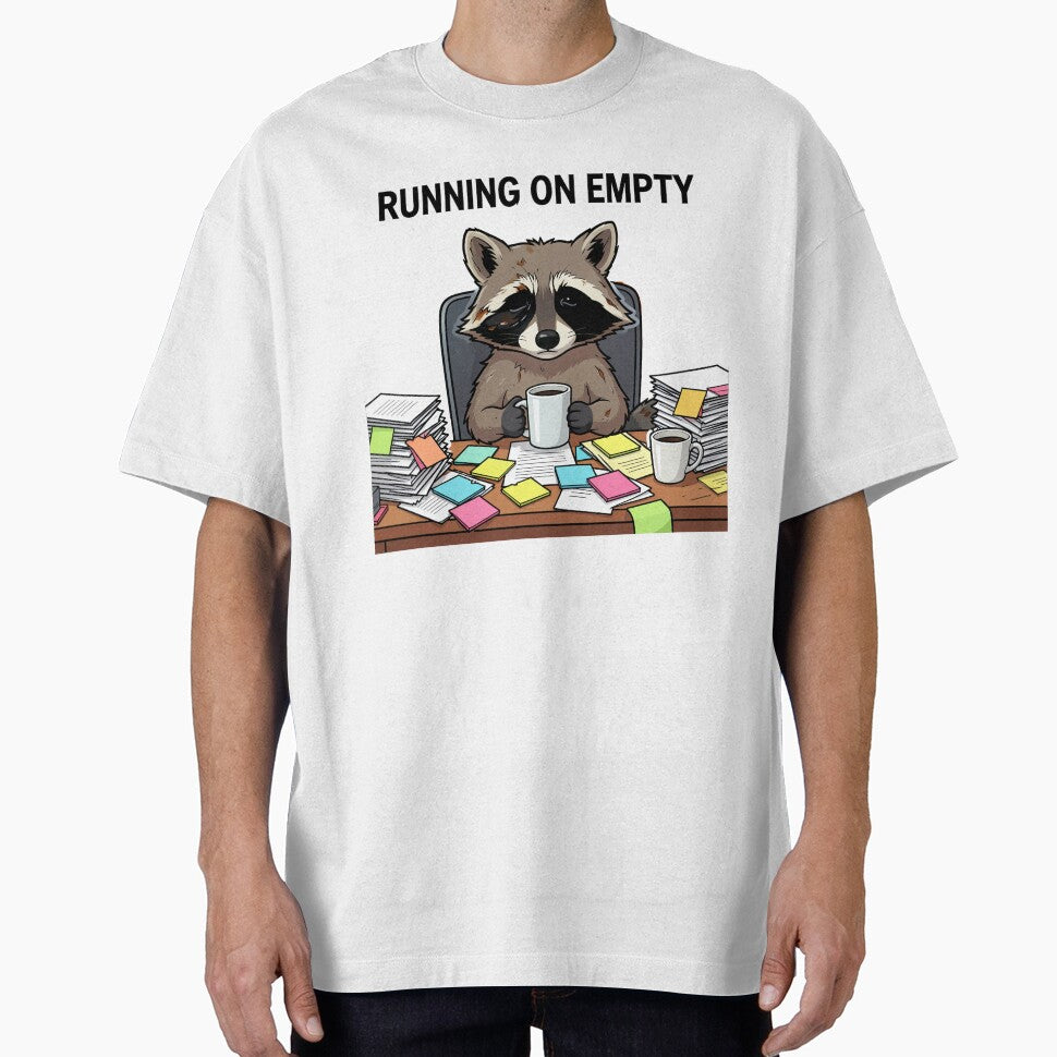 Running on Empty Raccoon by SoftAuraStudi0