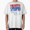 I'm With Stupid - Classic Vintage Design by ourkid