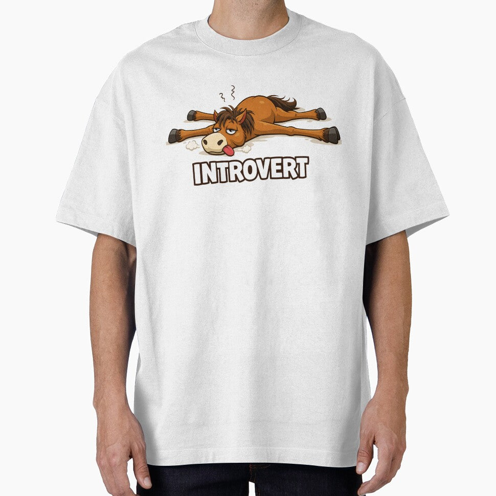 Funny introvert. Introvert humor. Tired introvert. Antisocial concept for a shirt and gift by Omefis