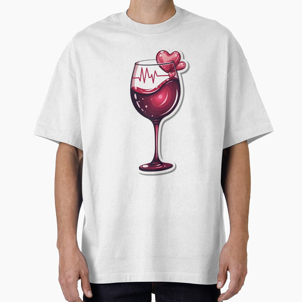 Wine Hearbeat - Gifts for Wine Lovers by kjp-design