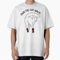 Own The Cat-Walk – Funny White Cat Fashion Pun | Cat in High Heels by aiqdelicia