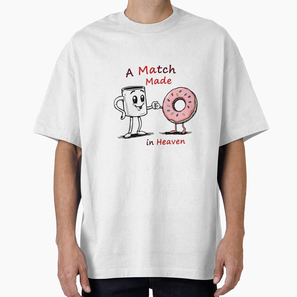 Coffee and Donut – The Perfect Combination Valentine Love Design by Sparkofart07