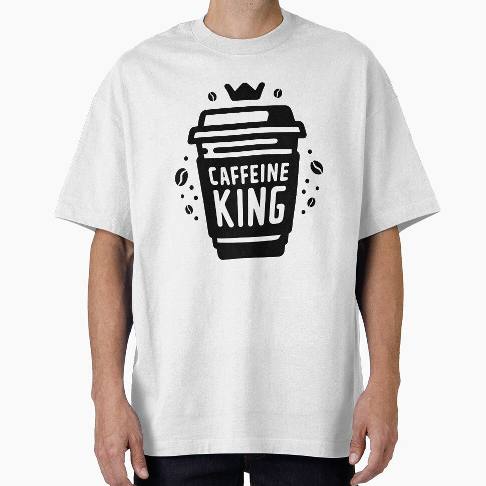 Caffeine King Takeaway Coffee Cup Design by Lulunza