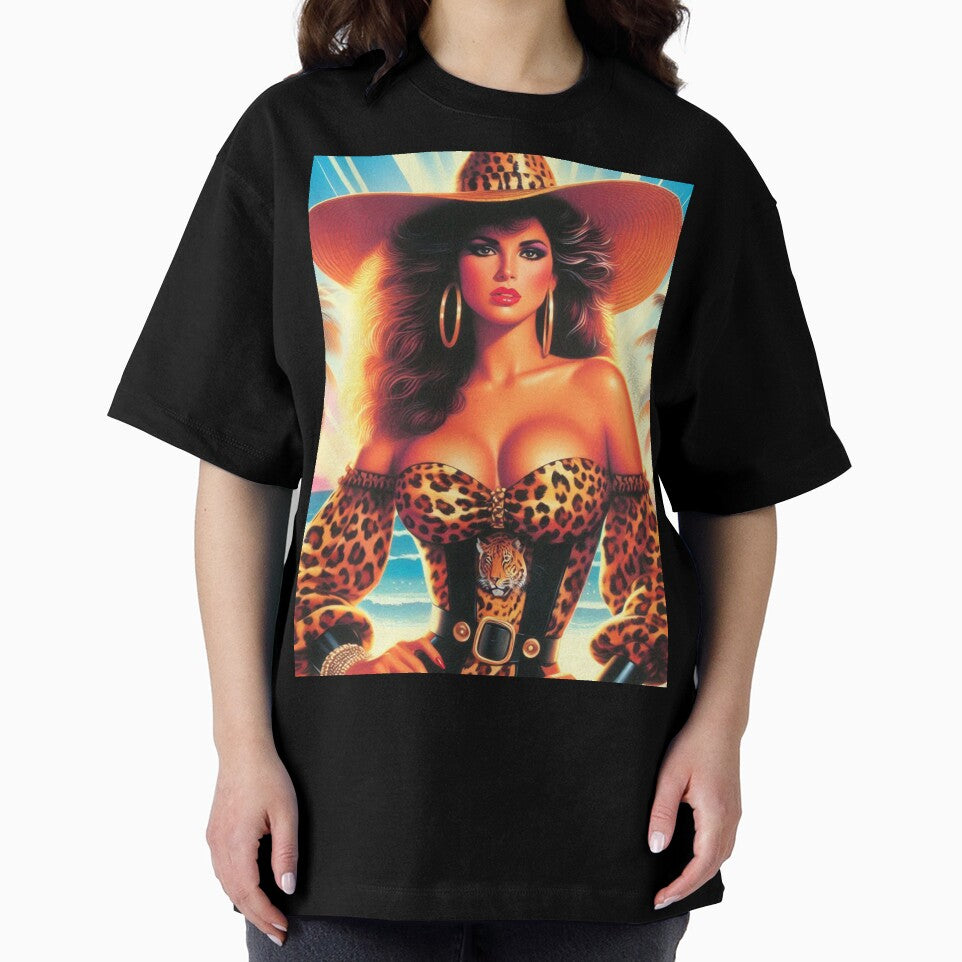 Leopard Print 80s Woman by PulpVintage