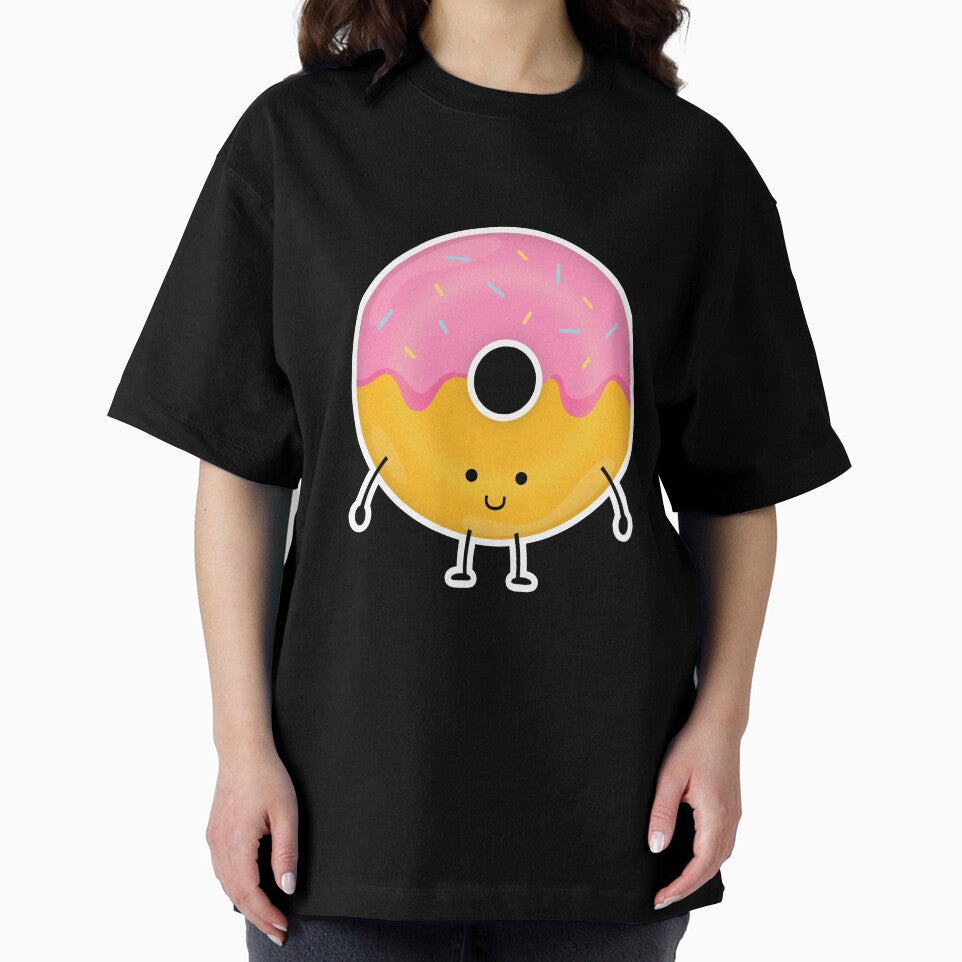 Cute Happy Donut by BrightLightArts