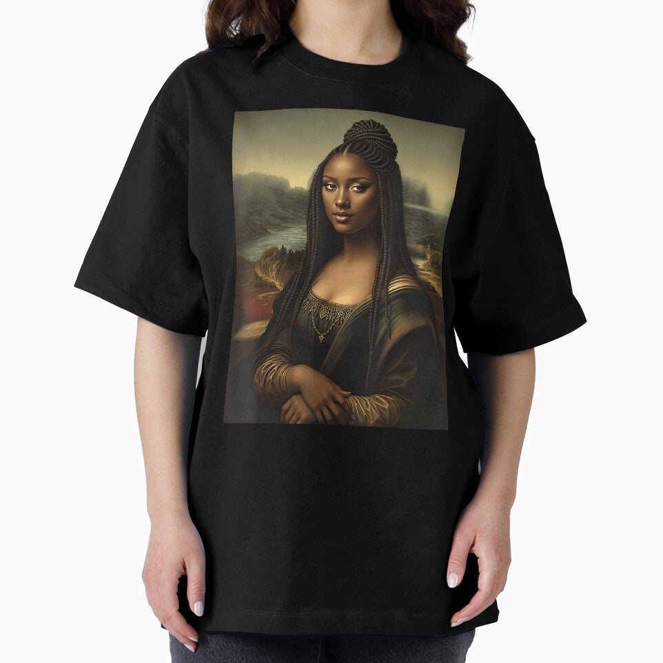 Black Mona Lisa African American Black History Month Funny T by kiemtienquade20