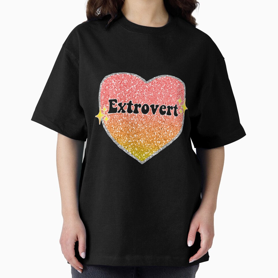 Extrovert ombre heart by Ellie Canhoto