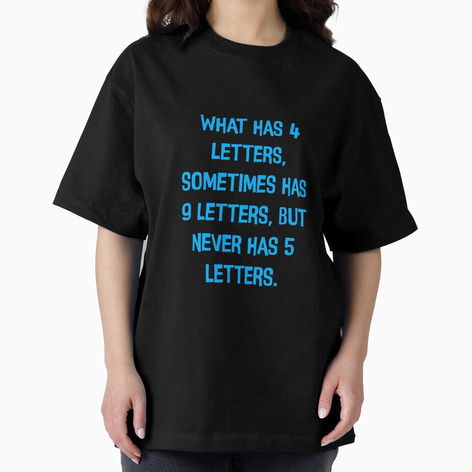 What Has 4 Letters, Sometimes Has 9 Letters But Never Has 5 Letters Funny Dad Jokes by Pete Roberts