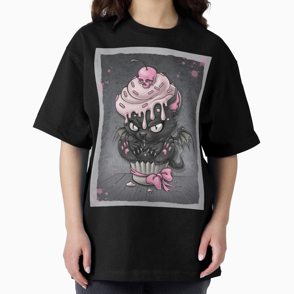 Goth Kitty in Cupcake by Spikeynator