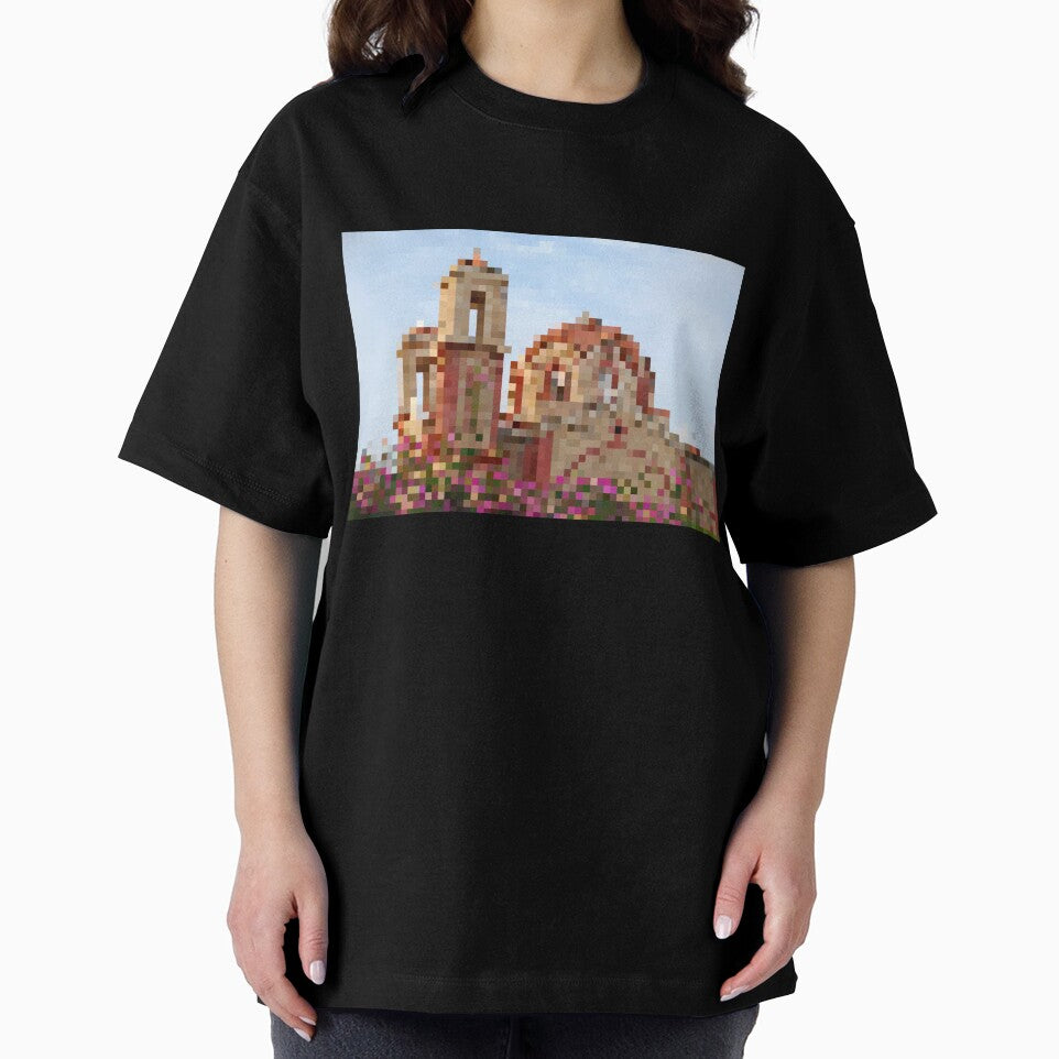 Pixelated Colorful Cathedral Dome by Potato Quality Prints