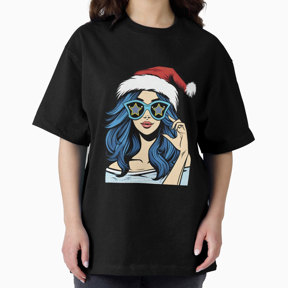 Pop art Christmas girl by AnetArtStore