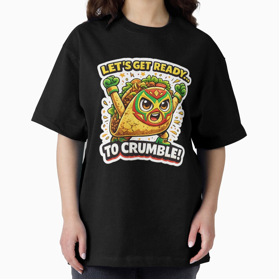 Nacho Libre Taco Funny Wrestling Taco Cartoon T-Shirt Design by Kevin Shearer