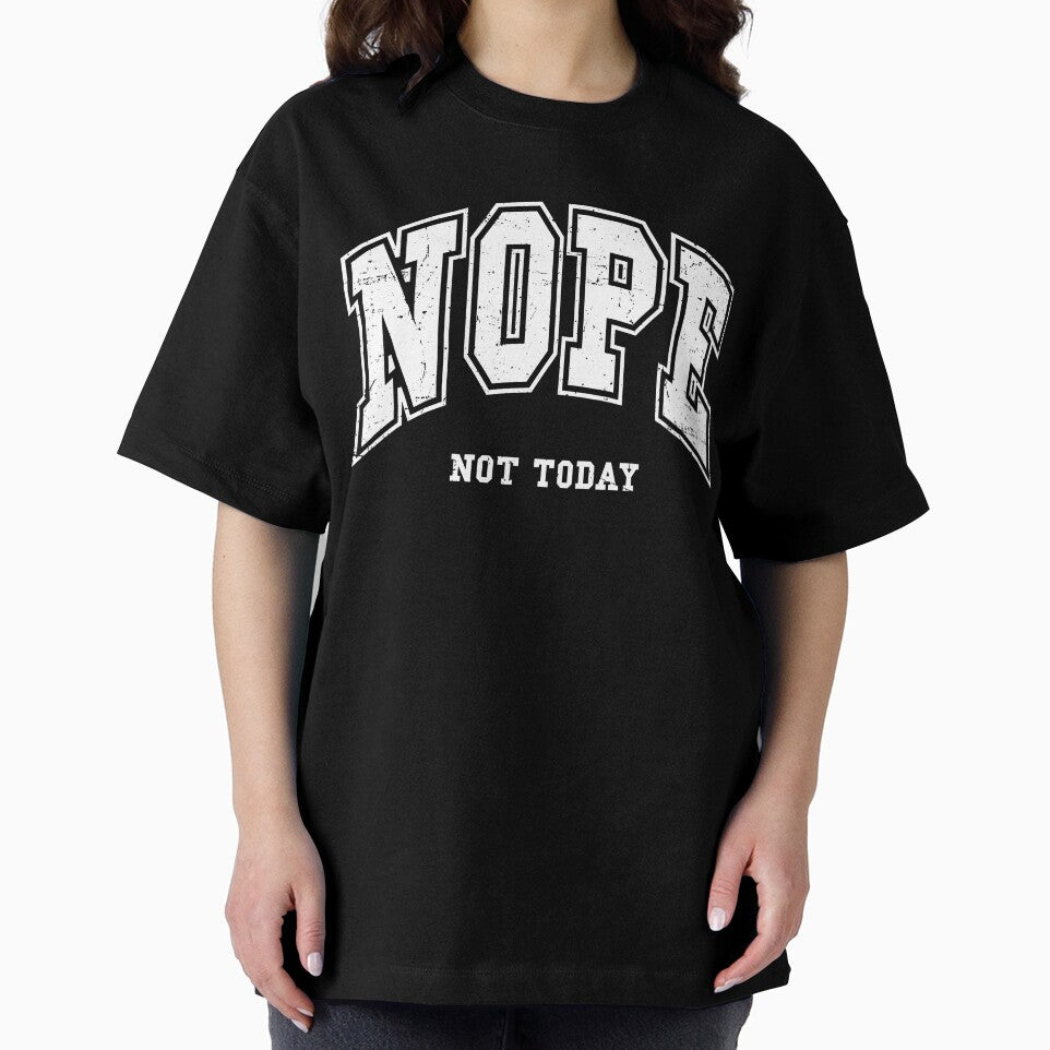 Nope, Not Today – Minimalist Refusal by Aredbox