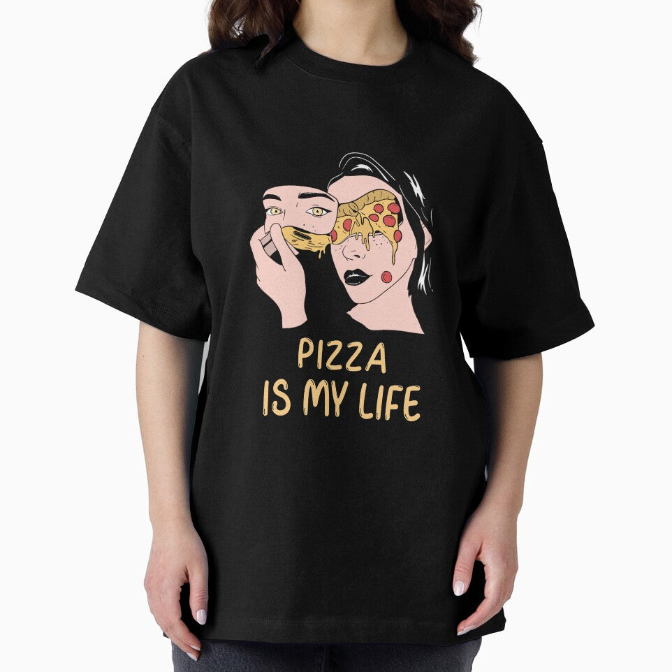 Pizza Is My Life (Face) by SacredsDesigns