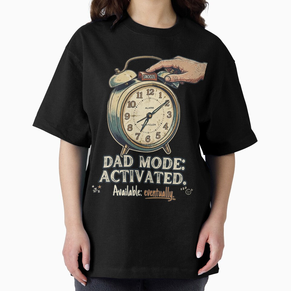 Dad Mode Activated Alarm Clock Vintage Humor by laughingshirts