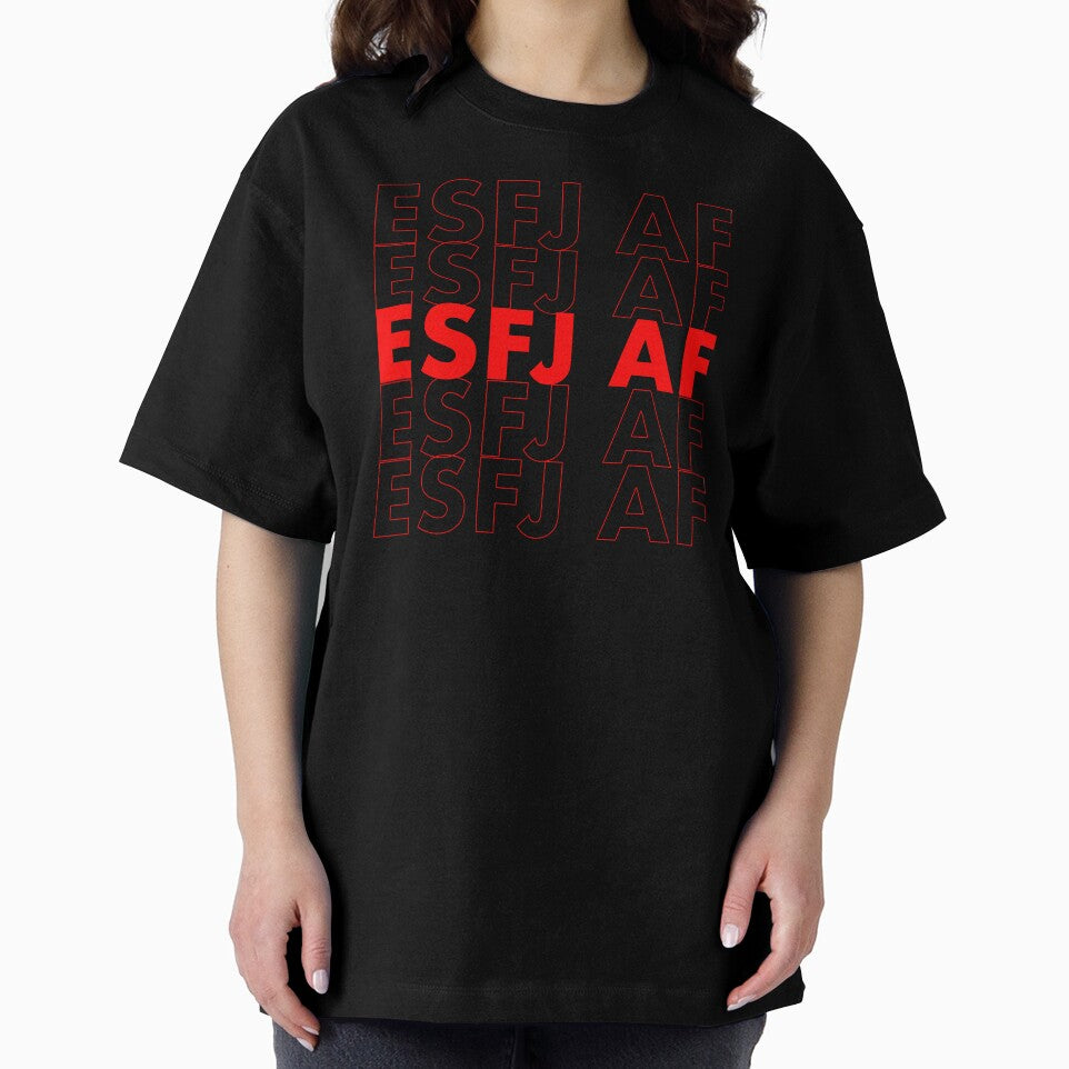 ESFJ AF Red Personality MBTI Funny Shirt by FanaticTee