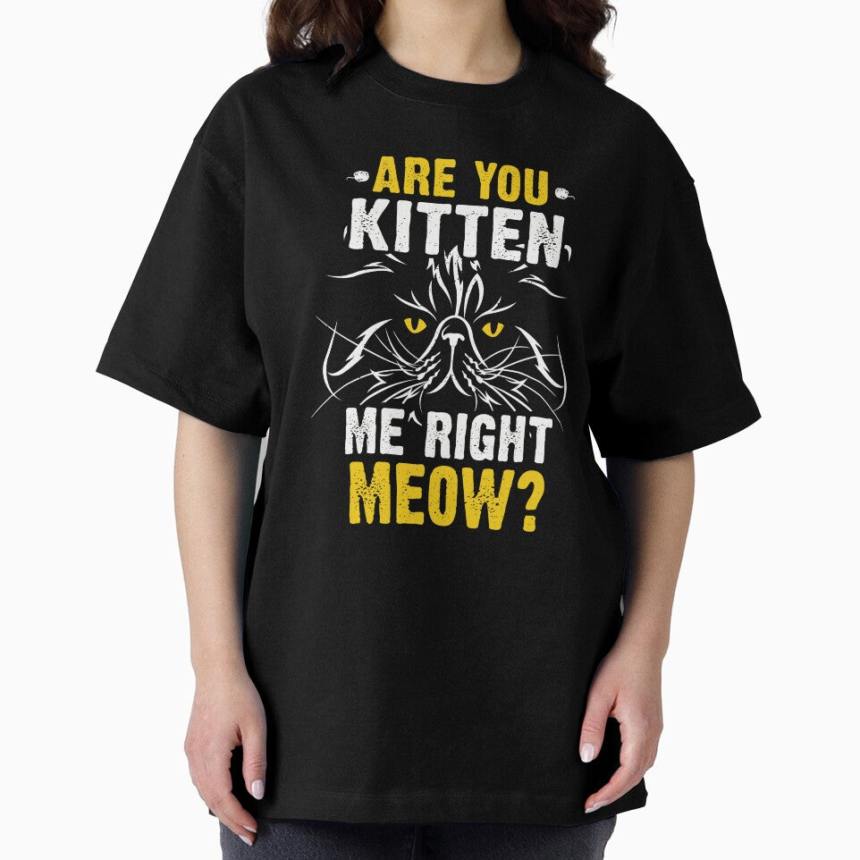 You Kitten Me Right Now - Cat Pun Joke print product by Lisbob