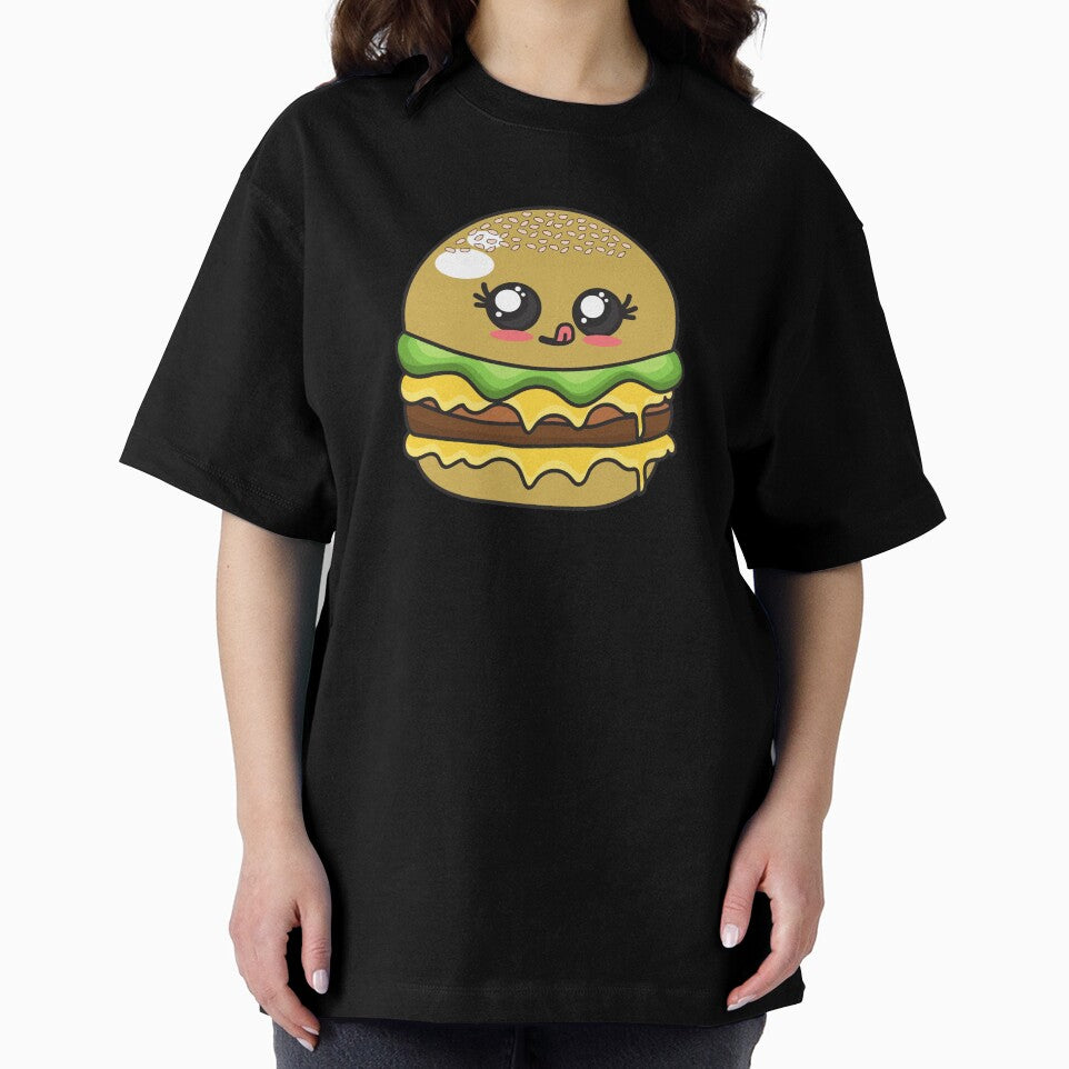 Cute Adorable Burger! - Kawaii Food Design by sweetpeanut