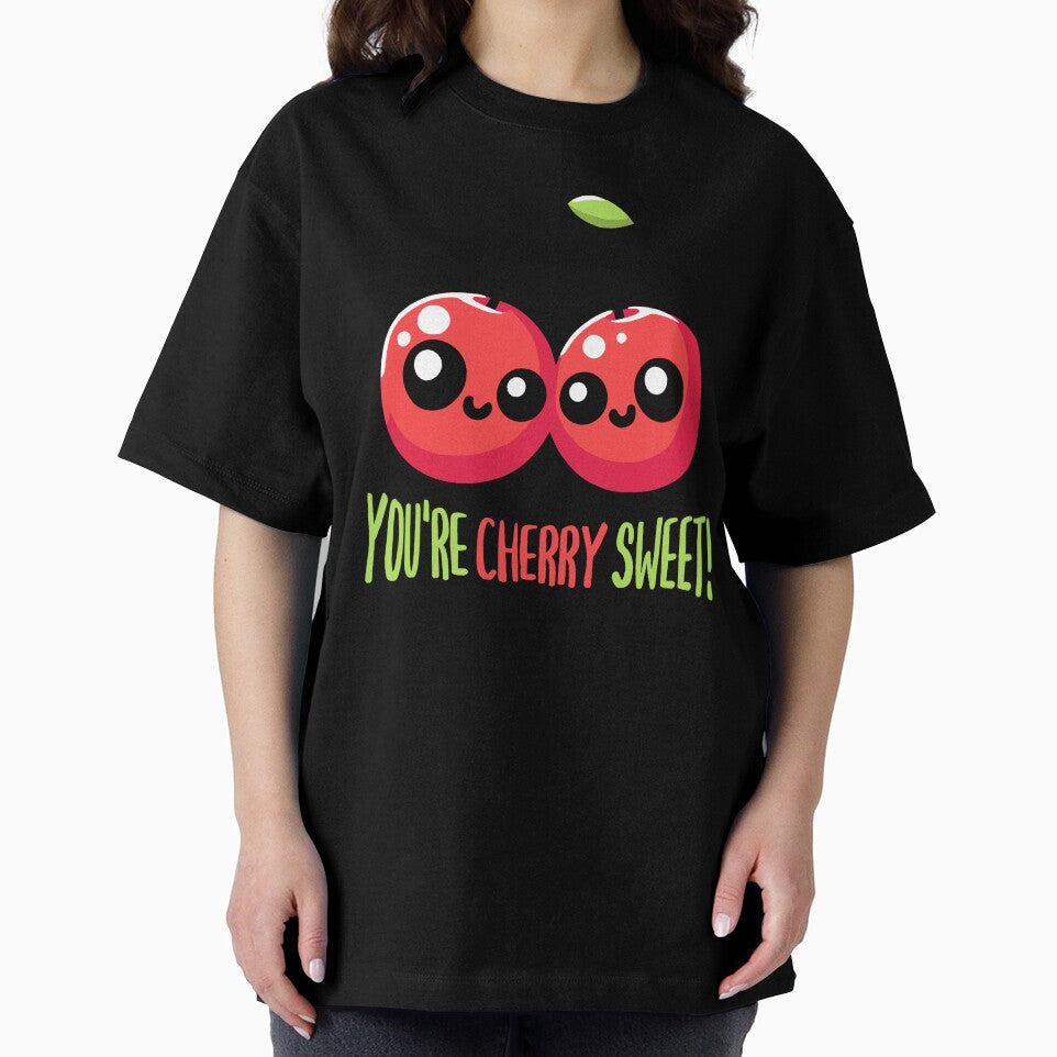 You're Cherry Sweet! Cute Cherry Pun Cartoon by PMCreative