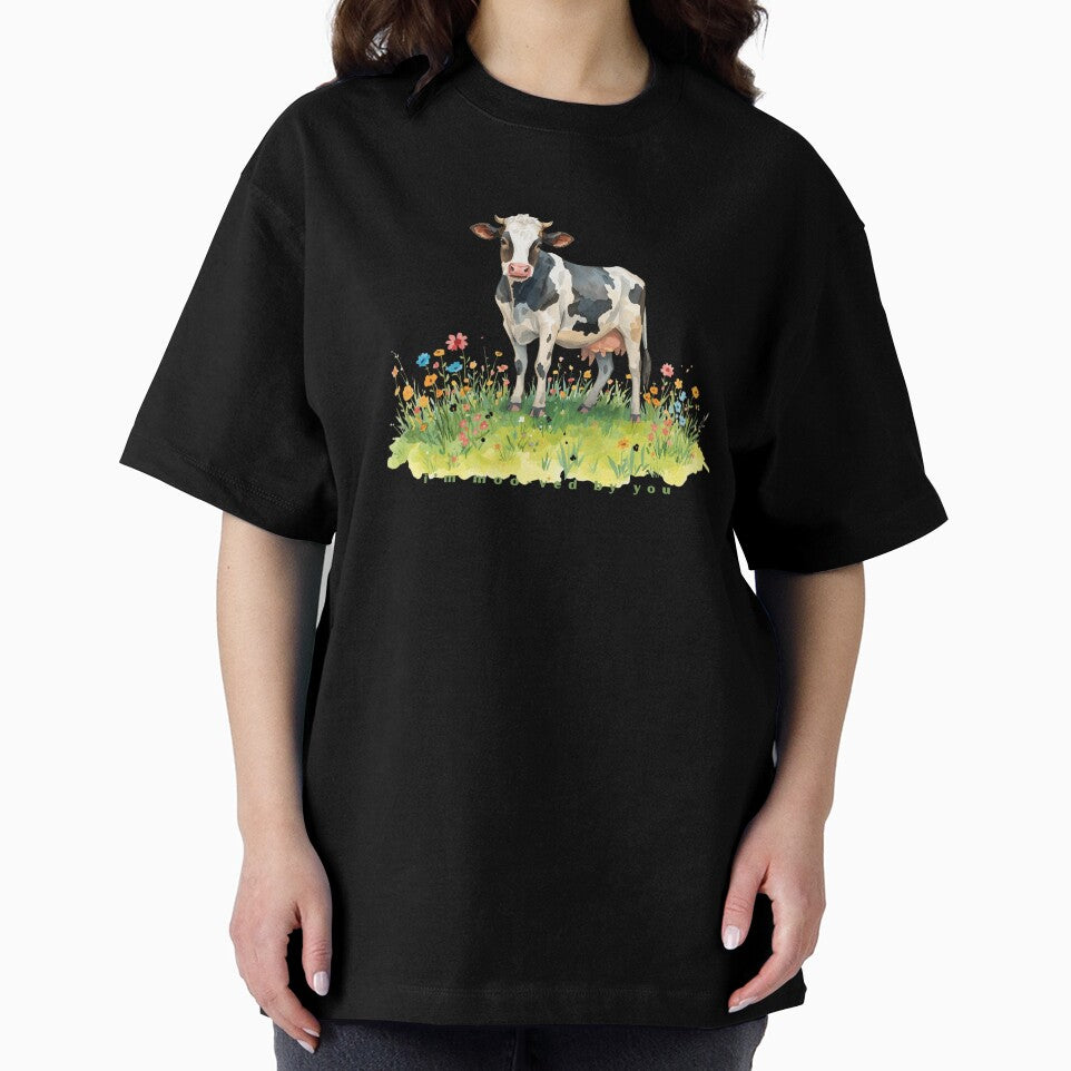 I’m Moo-ved By You - Cute Pun | TeeHee Puns Funny Design by TeeHee Puns