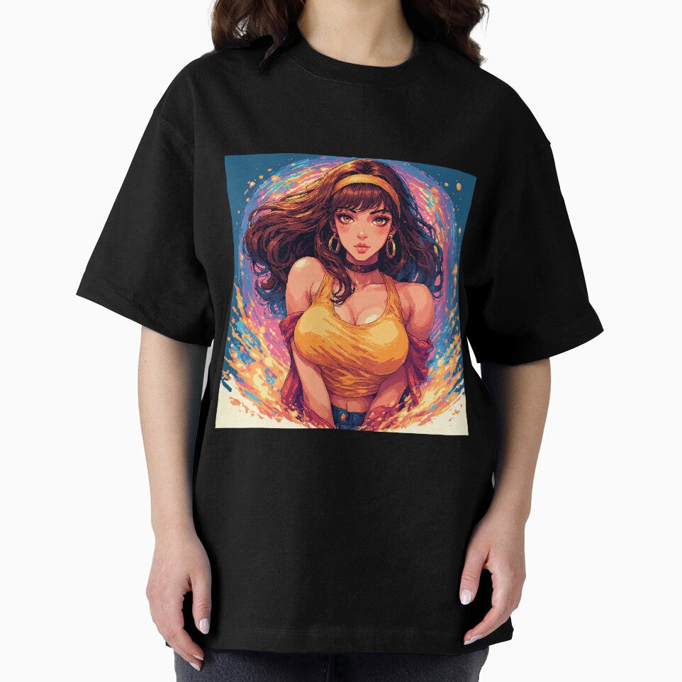 Retro Beautiful Girl colorful by jimcaza