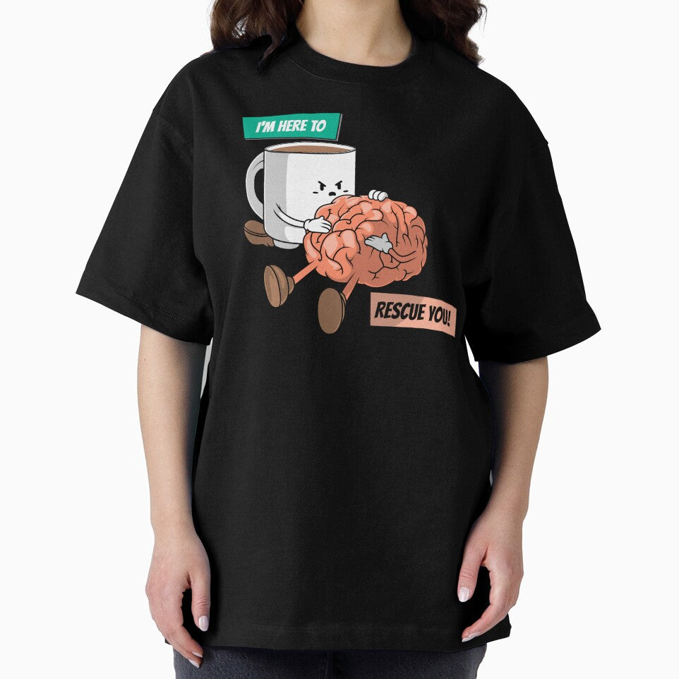 Funny Coffee I'm Here To Rescue You by joabaj