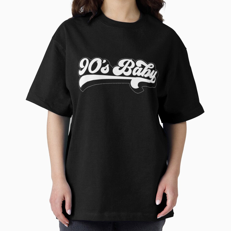 90s Baby - Retro Varsity Script Nostalgia Statement by The-SilentPlace