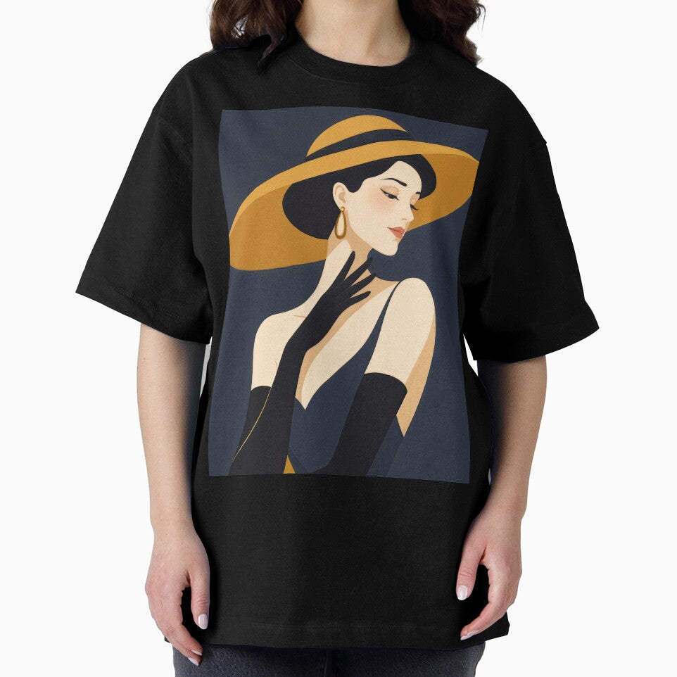 Golden Elegance in Vintage Fashion by ForeverPrintsOK