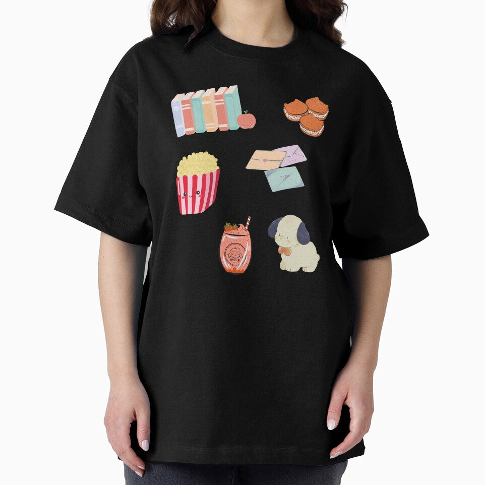 Mix Random Daily Stuff Kawaii Aesthetic Calming | Stationery Letter Drinks Food Pet by katagnesart