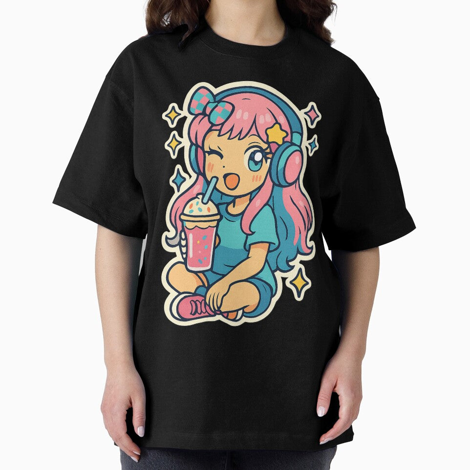 Kawaii Anime Girl, Y2K Aesthetic by graphic-genie