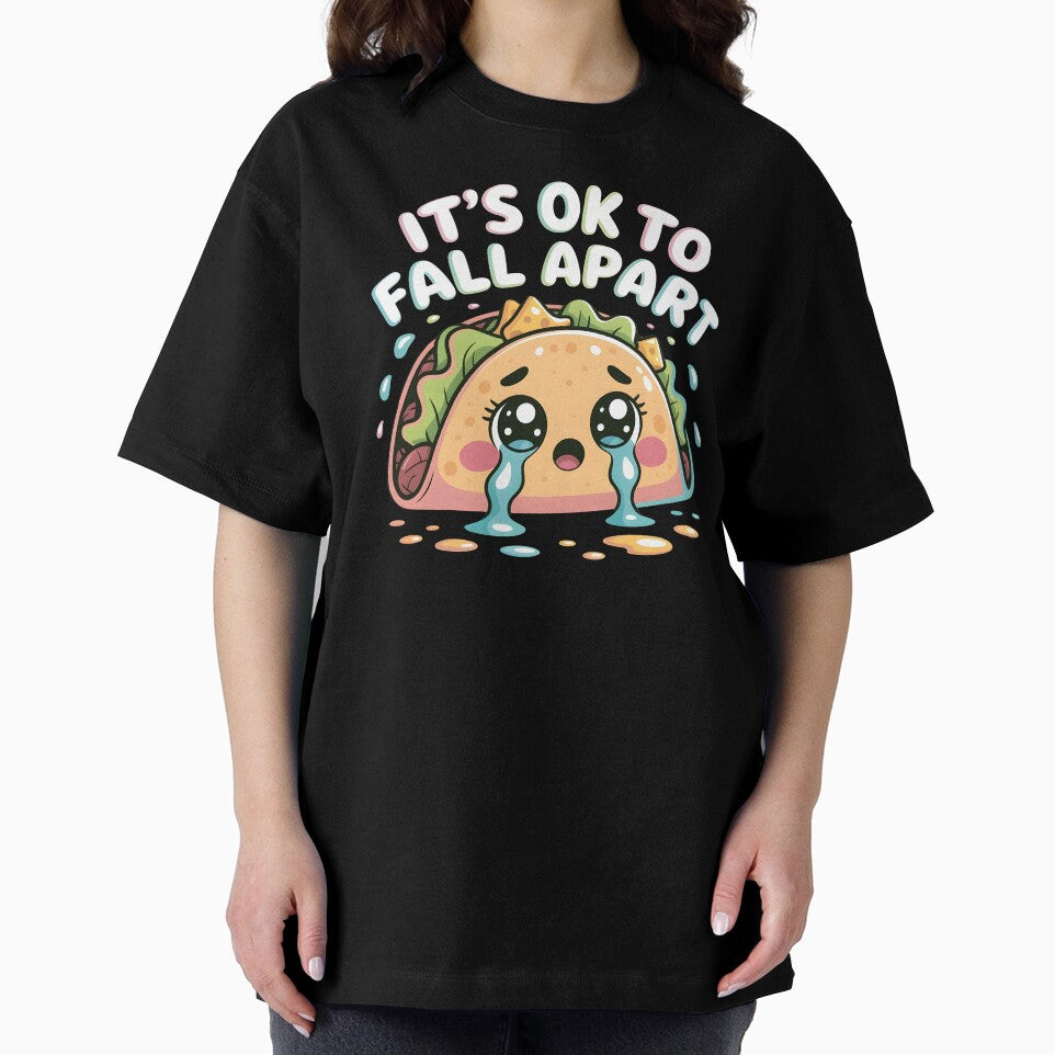 It's Ok to Fall Apart Taco – Cute Taco Mental Health Apparel by Redgiant87x