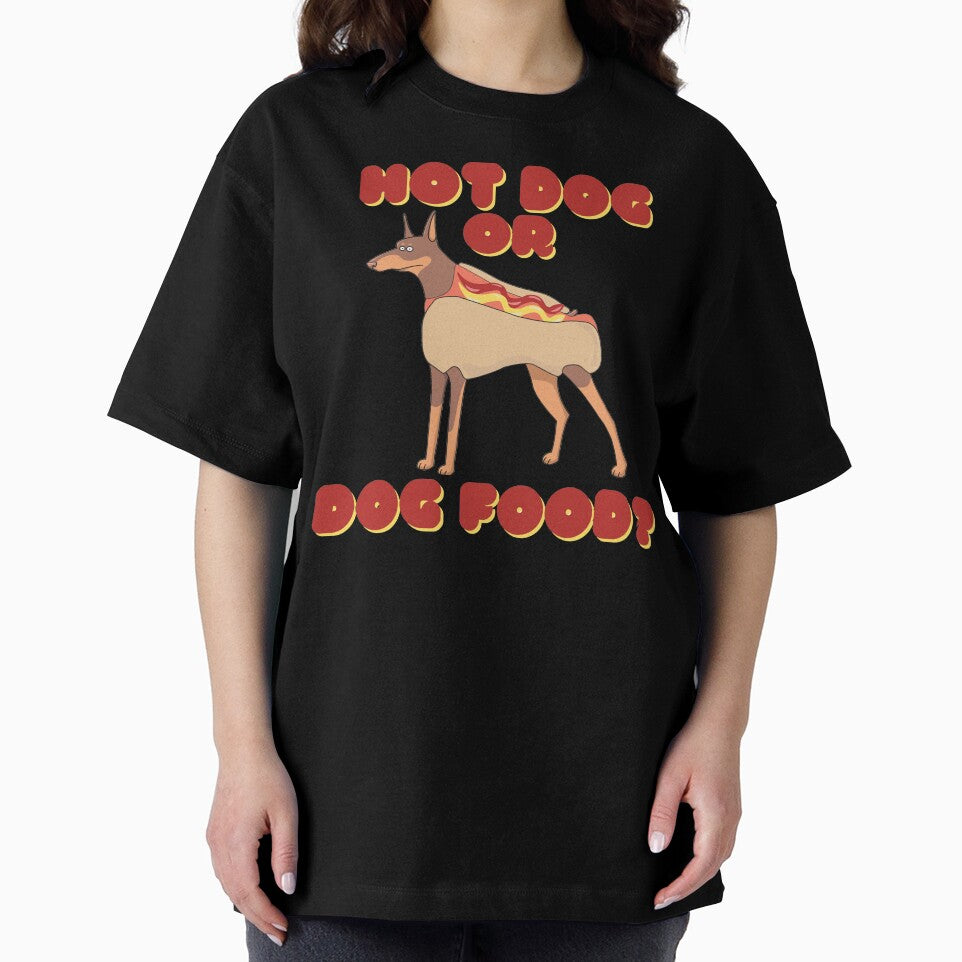 Hot Dog or dog food Cute Funny Pun by RichTeeDesigns