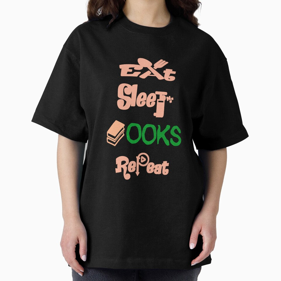 Eat sleep books repeat, by Chakilogy