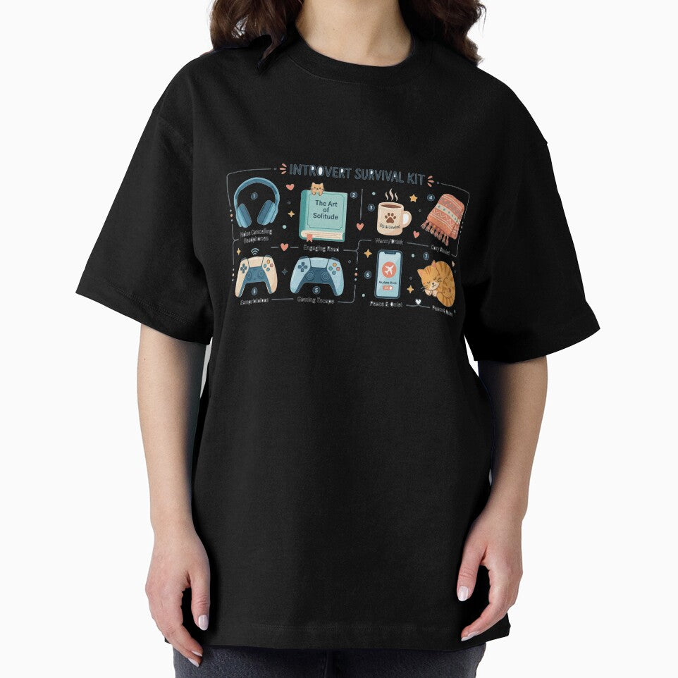 Introvert Survival Kit Funny Antisocial Essentials by Quiet Mode Studio