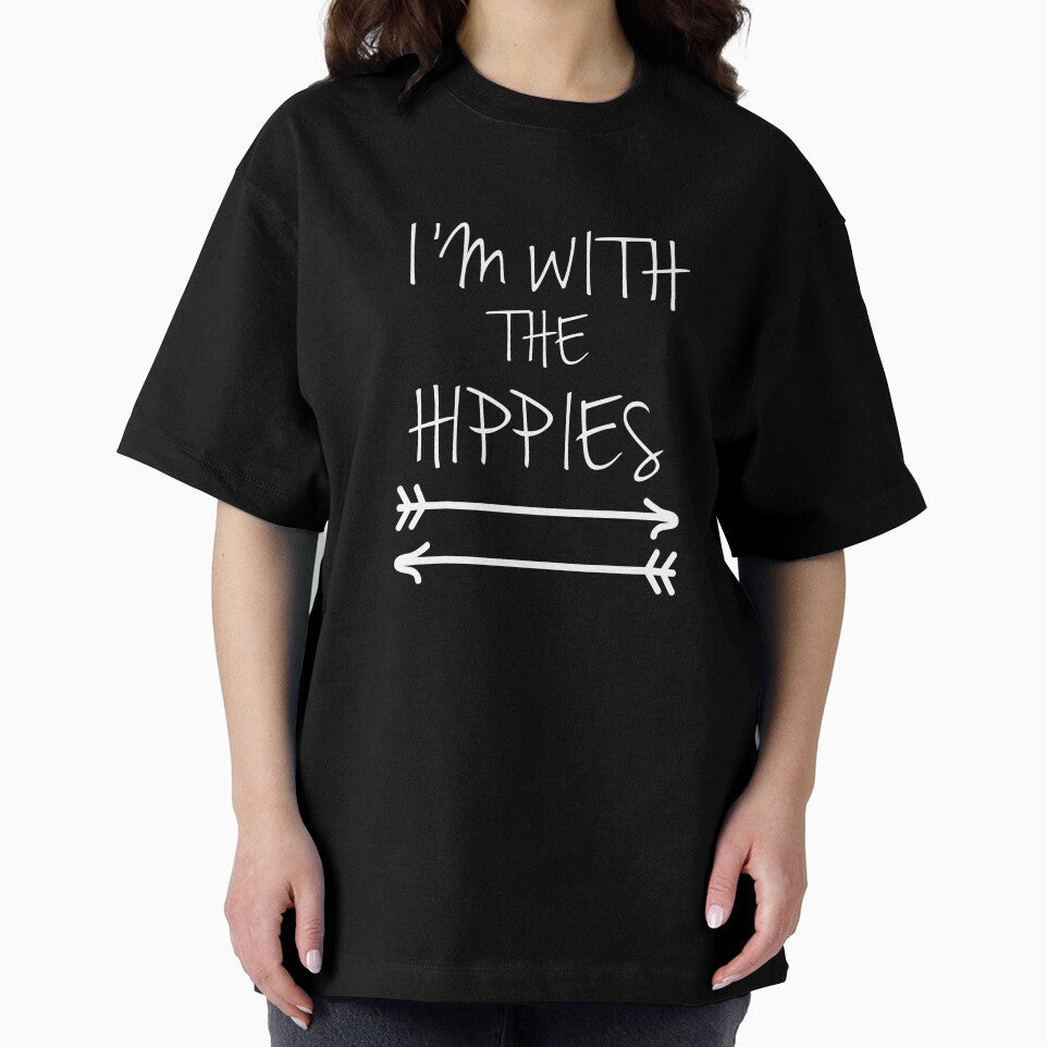 Im I Am With the Hippies BohoBohemian Childrens T Shirt by shoutoutshirtco