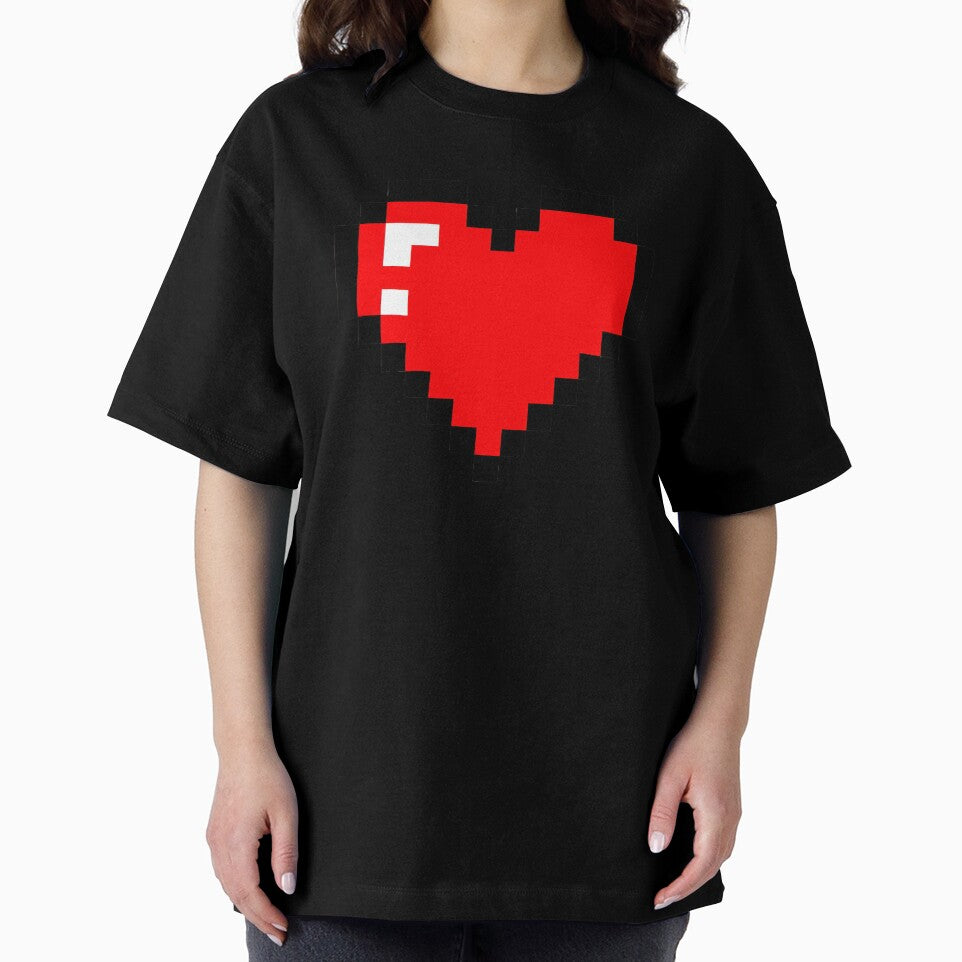 red heart pixel by ipoppppp