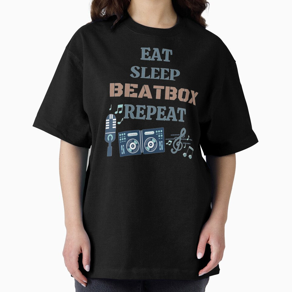 Eat Sleep Beatbox Repeat Funny Quote by Simi2020