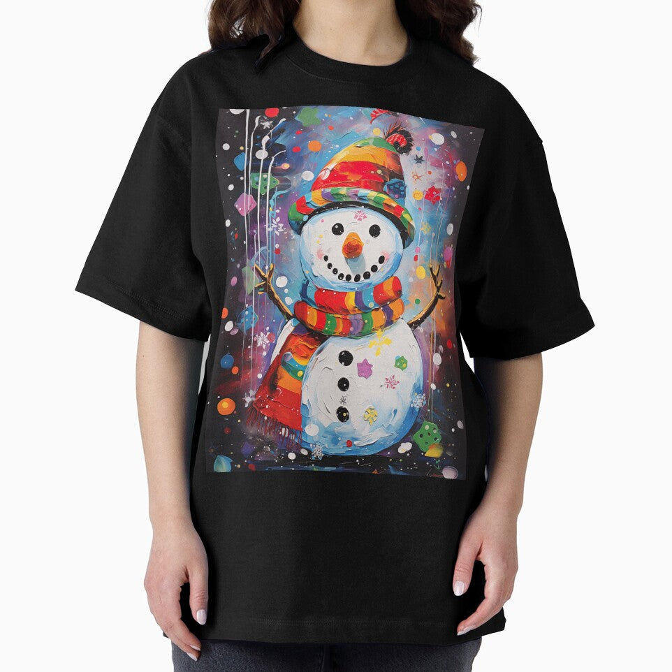 Jolly Snowman Pop Art Style by MCGrafxStudio
